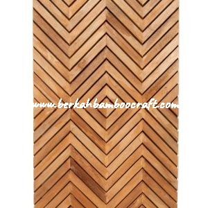 Panel Kayu Desain Diamond
