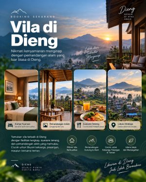 Jasa Booking Vila di Dieng