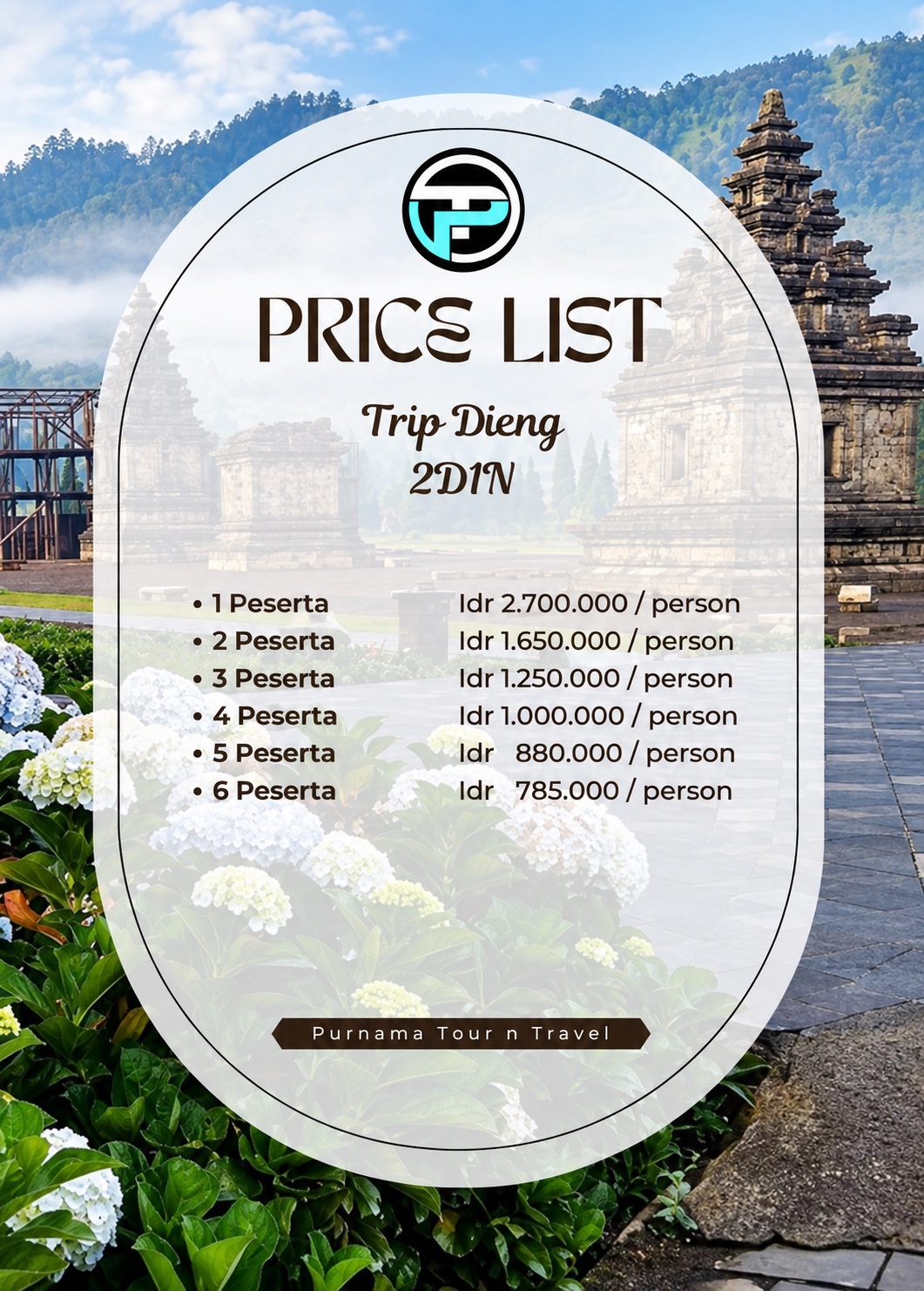 Paket Wisata Dieng Short Trip
